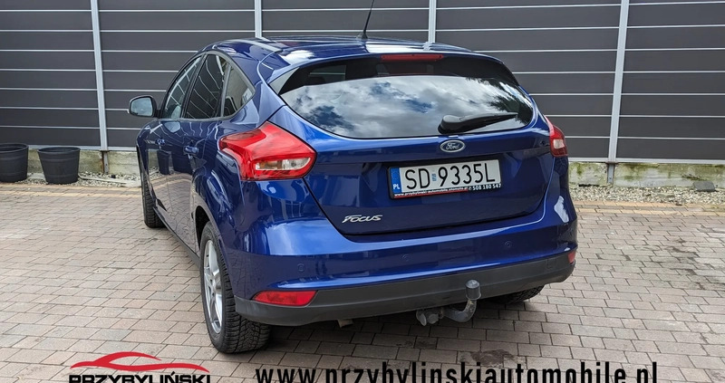 Ford Focus cena 35999 przebieg: 196000, rok produkcji 2015 z Bukowno małe 301